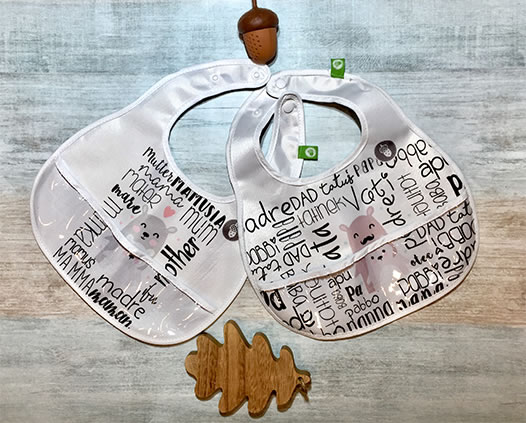 Babero Plástico/comer