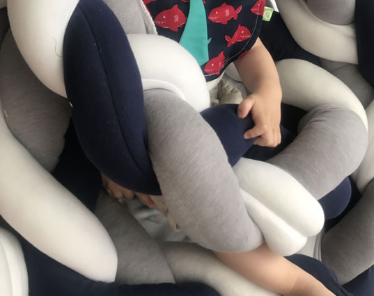 Protector de cuna de trenza